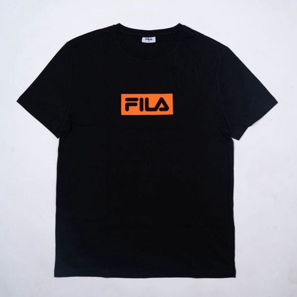 Fila Tričká Damske Čierne / Oranžové - Ali Oversized Vypredaj - Slovakia 89105-PJAH